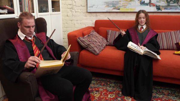 Harry Potter, Nicole Murkovski And Martin Spell - Hermione Gave A Blowjob Between Couples - upornia.com on poweredporn.com