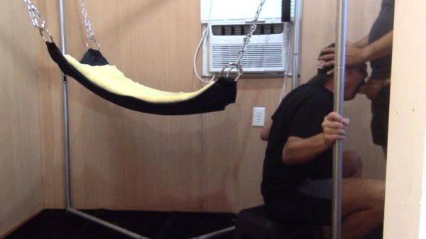 Homemade gaydaddy barebacked in sling - drtuber.com on poweredporn.com