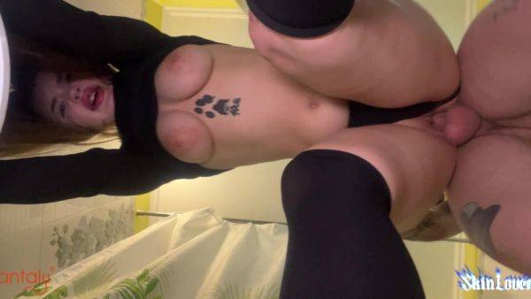 Busty stepsister stuck in the washing machine, and I am here to fuck her pussy - anysex.com - Russia on poweredporn.com