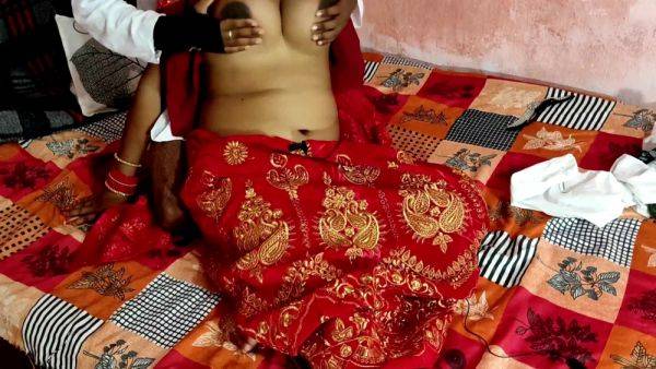 Fucked Newlywed Bride Aunty On Her Wedding Night Village Mami Chudai - desi-porntube.com - India on poweredporn.com