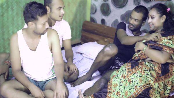 Desi Bigboobs Milf Stepmom Double Penetration Group Sex By Her Three Stepsons - desi-porntube.com - India on poweredporn.com