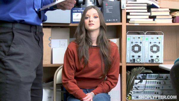 Shoplifter has to shove this huge dick in her ass if she wants to be free - hellporno.com on poweredporn.com