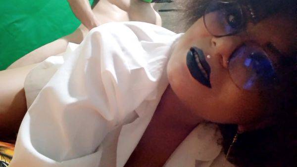 Curly-haired Nurse Visits Her Most Precious Patient And Asks Him For An Afternoon Of Sex Without Condom - hclips.com on poweredporn.com