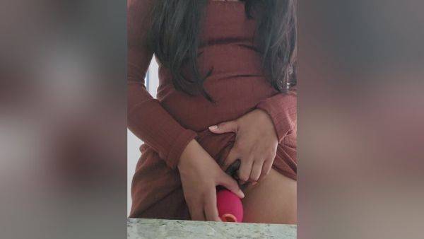 First Time Using Rose Vibrator - hclips.com on poweredporn.com