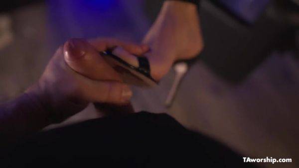 Footjob by pornstar Jasmine Rouge - Taworship - hotmovs.com on poweredporn.com