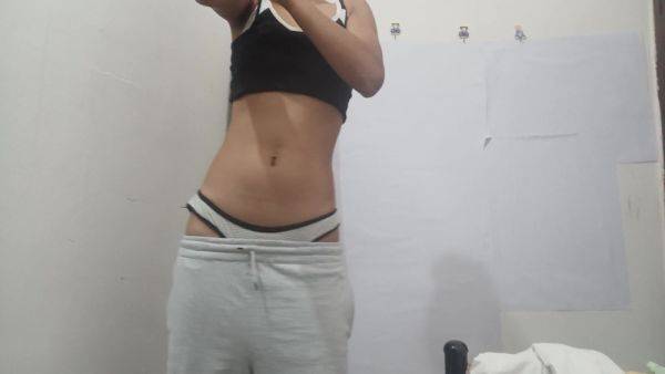 Teen 18+ Brunette Showing Perfect Ass And Tits - desi-porntube.com - India on poweredporn.com