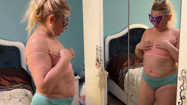 Zara Gives A Striptease Showing Off Her Hairy Charms - hclips.com on poweredporn.com