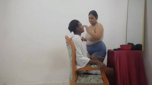 Hindi Sex In Stylist Seduces Her Client To Fuck Her And Receives All Her Cum - desi-porntube.com - India on poweredporn.com