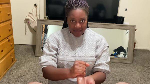 Ebony Milf Sucking White Dick In G-string - hclips.com on poweredporn.com