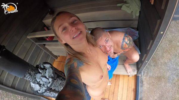 Sex In Sauna. She Needed Something Warm Inside So He Flooded Her With Cum - hclips.com on poweredporn.com