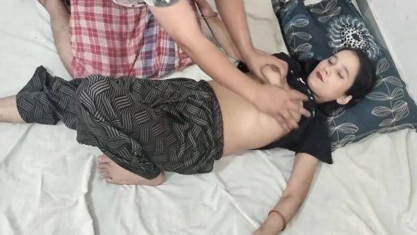 Hot Big Natural Tits Indian Rides A Big Cock And Gets Fucked Hard In Doggystyle - hclips.com - India on poweredporn.com