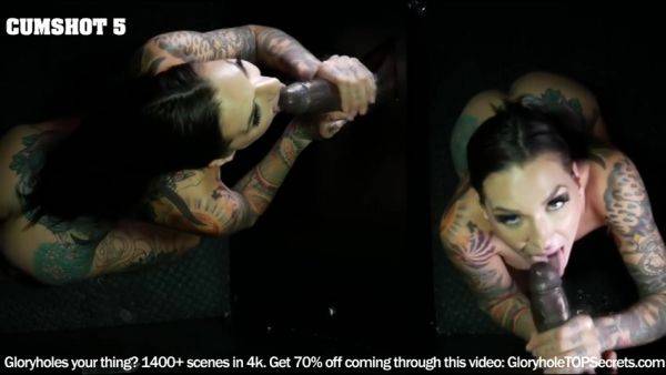 Rocky Emerson And Sharon Babe In Milf Rocky Draining 7 Big Gloryhole Cocks In Pov - upornia.com on poweredporn.com