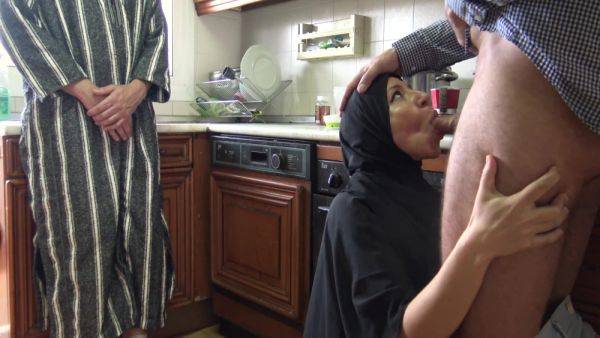 Horny Cuckold Wife Sucks Big Cock In Front Of Husband - hclips.com on poweredporn.com