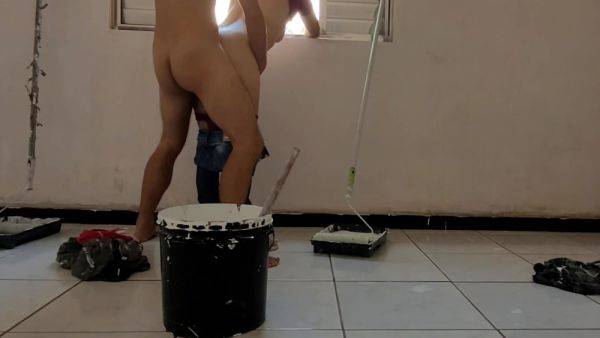 Married Housewife Cheats On Her Husband With A Painter With A Big Dick - hclips.com on poweredporn.com