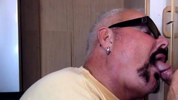 Moustache mature enjoys gloryhole visit - drtuber.com on poweredporn.com