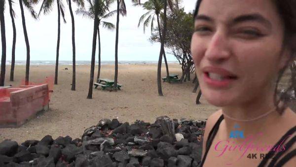 Emily Flashes A Bit To Keeps Everyone Excited - hotmovs.com on poweredporn.com