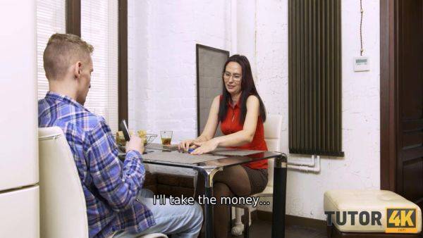 Lady Pretended To Be A Tutor But Was Figured Out And Fucked - upornia.com - Russia on poweredporn.com