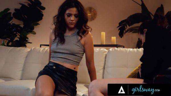 GIRLSWAY - Kinky PAWG Brunette Gets Submissive Towards Her Hot Therapist - hotmovs.com on poweredporn.com