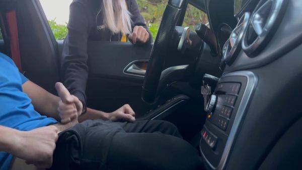 I Wait In The Car Jerking Off At The Gym Door And A Girl Helps Me Cum In Public After Leaving The Gym 5 Min - upornia.com on poweredporn.com