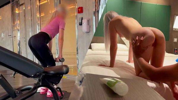 I have a crush on a mystery woman at the cruise ship gym, I visit her room for a raunchy encounter and she blow jobs me to completion - veryfreeporn.com on poweredporn.com