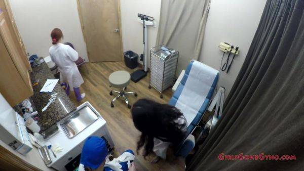 Angel Santanas 1st Gyno Exam - Part 2 of 2 - hotmovs.com on poweredporn.com