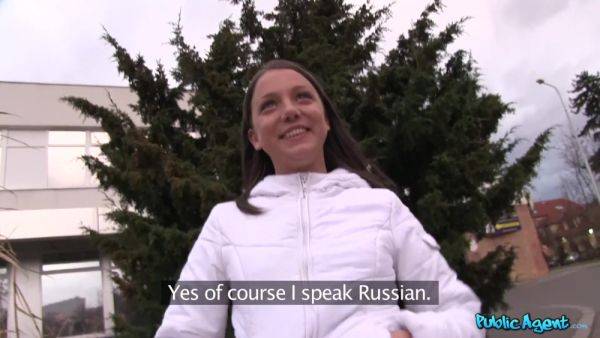 Public Agent picks up a Russian teen to fuck for money - anysex.com - Russia on poweredporn.com