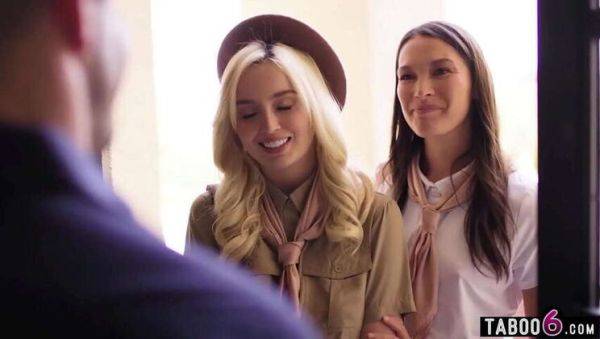 Teen Girl Scout Lexi Lore and MILF Leader Katrina Colt in Steamy Anal Threesome - veryfreeporn.com on poweredporn.com