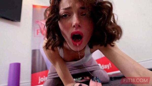 Slim Teenager Brian with Abs in Fitness Casting and Creampie - veryfreeporn.com on poweredporn.com