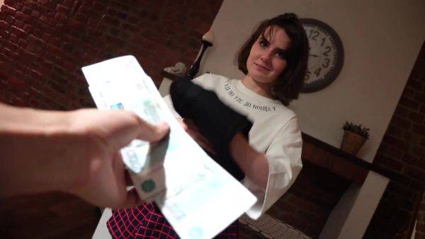 Russian Cleaner Girl Seduced to Clean Naked and Give BJ for Money - anysex.com - Russia on poweredporn.com