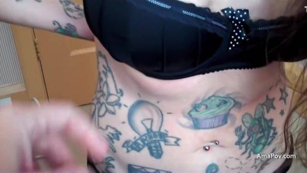 Demona Gives Me A Hand And Blowjob Before I Cum Down Her Throat - hotmovs.com on poweredporn.com