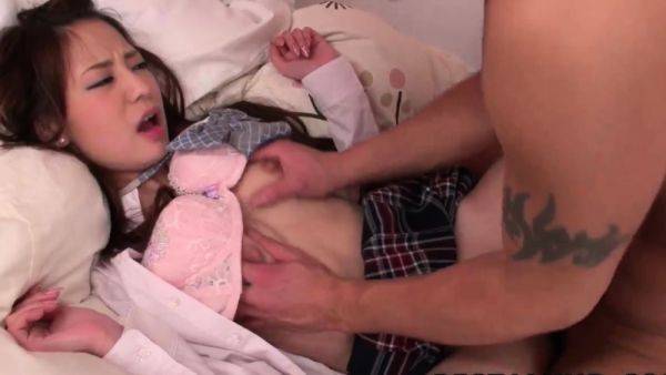 Yuria is the schoolgirl in a fabulous uniform who emerges - drtuber.com - Japan on poweredporn.com