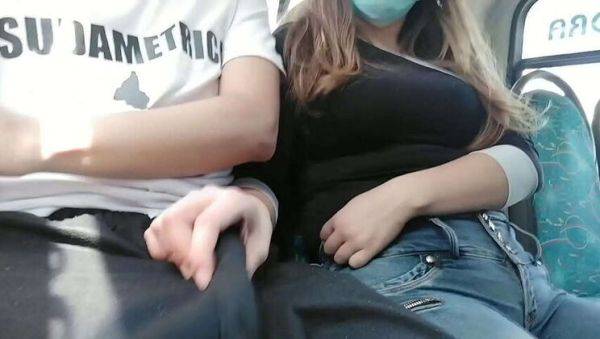 A mysterious woman gropes my dick on the bus: Public flash and handjob - xxxfiles.com on poweredporn.com