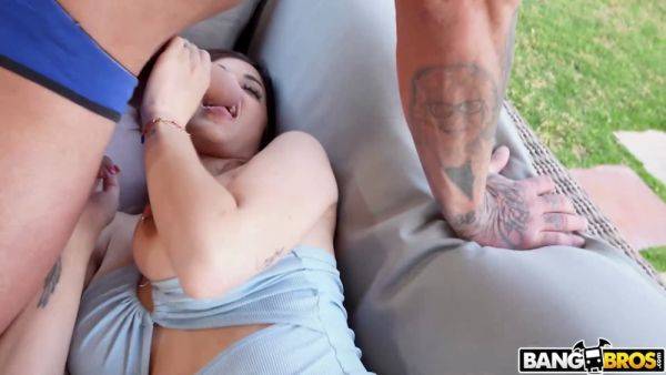 Alice Fantasy's amazing tits shake as she takes Emilio's eager cock in her wet pussy - sexu.com on poweredporn.com