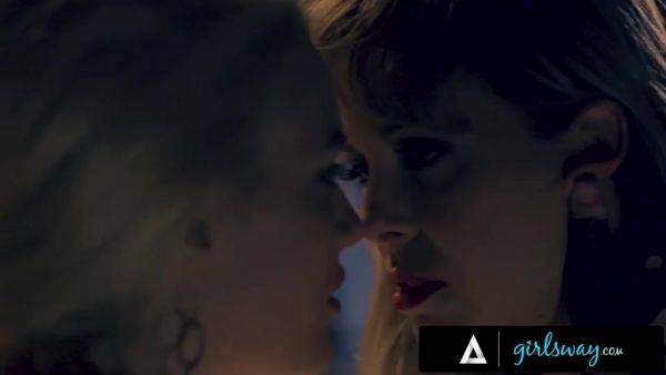 GIRLSWAY - Big Tits MILF Cherie DeVille Has Rough Steamy Sex With The Hot Kenna James - hotmovs.com on poweredporn.com