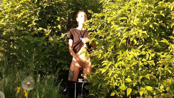 Candy S - Risky Public Female Masturbation In Nature - Lesbian - upornia.com on poweredporn.com