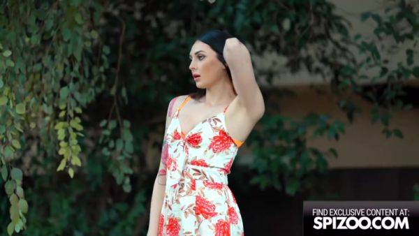 Tattooed Brunette Charlotte Sins Fucks A Bbc - videomanysex.com on poweredporn.com