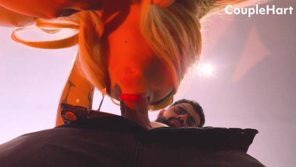 Cuckold Pov - Hubby Watch From Below While Hotwife Sucks Cock - upornia.com on poweredporn.com