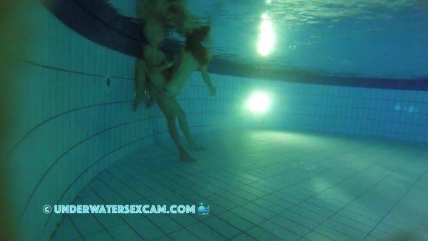 First Time Teen 18+ Couple Underwater Sex Part 2 - hclips.com on poweredporn.com