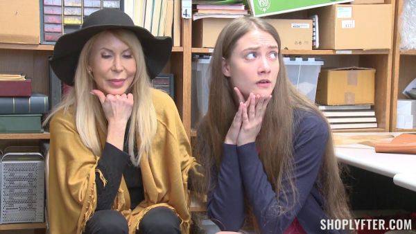 Shoplifter and her mature mom get fucked and soaked in sperm - xbabe.com on poweredporn.com