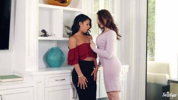 Gina Valentina And Chanel Preston Licking All Over T - videomanysex.com on poweredporn.com