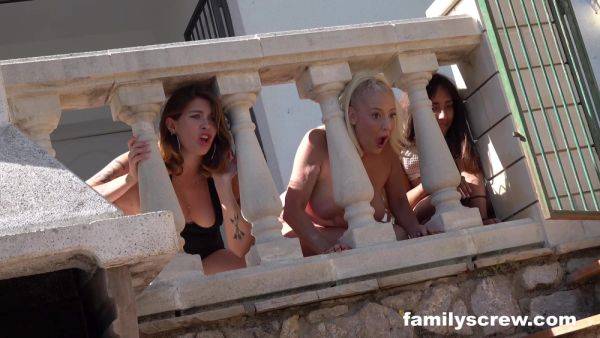 Amateur ladies swap cock in sunny group scenes - hellporno.com on poweredporn.com