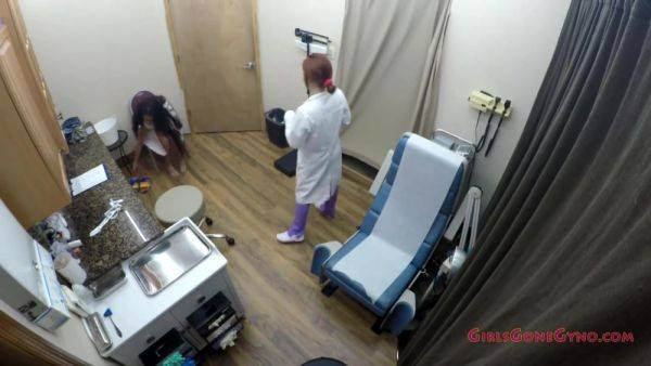 Angel Santanas 1st Gyno Exam - Part 1 of 2 - hotmovs.com on poweredporn.com