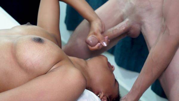 Very Sloppy Deep Throat My Face Ends Up Covered In Milk - upornia.com on poweredporn.com