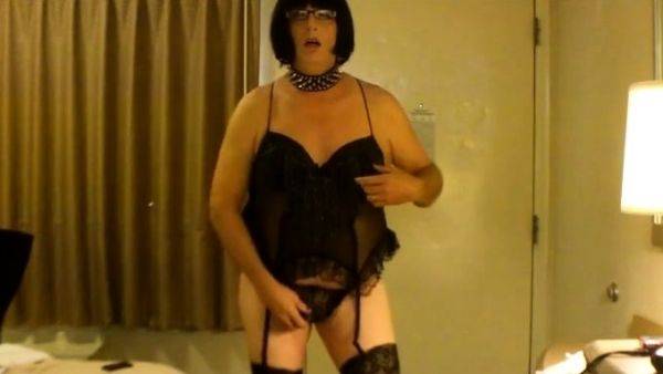 CD Sissy Slut Amber Nipple Orgasm and Eats Cum - drtuber.com on poweredporn.com