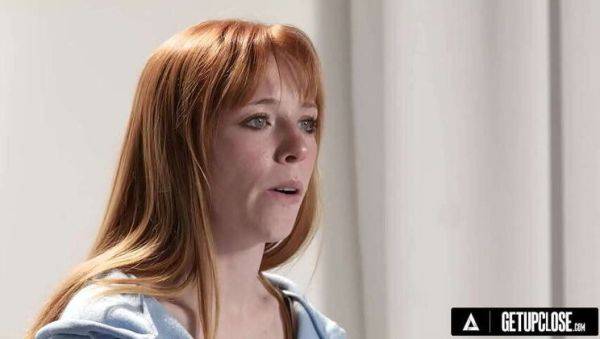 EXTREME CLOSE-UP - Tiny-Titted Redhead Madi Collins' Intense Hitachi Orgasm! Full Masturbation Scene - veryfreeporn.com on poweredporn.com