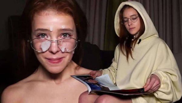 He Ejaculates Like a Stallion - She Ought to Have Donned Protective Glasses - Nicole Murkovski - porntry.com on poweredporn.com