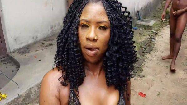 She Invites Two Boys Into The Yard To Give Her A Good Fuck 11 Min - upornia.com on poweredporn.com