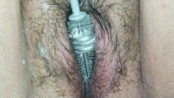 I Have An Orgasm Deep Cleaning My Dirty Sperm Pussy - desi-porntube.com - India on poweredporn.com
