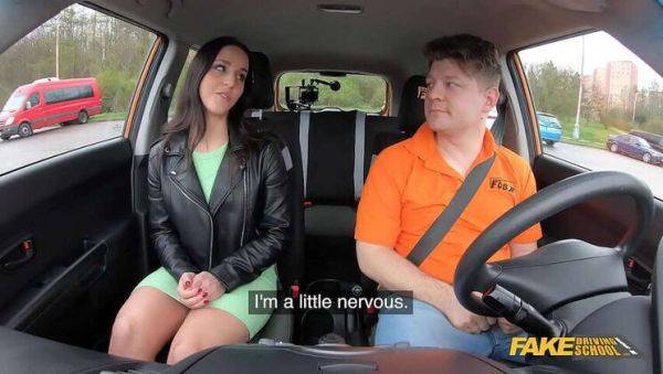 Fake Driving School: She's Got a Killer Booty & a Soaking Wet Pussy - xxxfiles.com on poweredporn.com