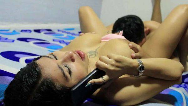 Stepbrother fucks me in Spanish while chatting with boyfriend, Latina with huge tits - xxxfiles.com - Mexico - France - Spain - Italy - Canada - Japan on poweredporn.com